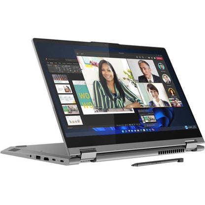 Lenovo ThinkBook 14s Yoga G3 IRU 21JG001FUS 14" Touchscreen Convertible 2 in 1 Notebook - Full HD - 1920 x 1080 - Intel Core i7 13th Gen i7-1355U Deca-core (10 Core) - 16 GB Total RAM - 8 GB On-board Memory - 512 GB SSD - Mineral Gray 21JG001FUS