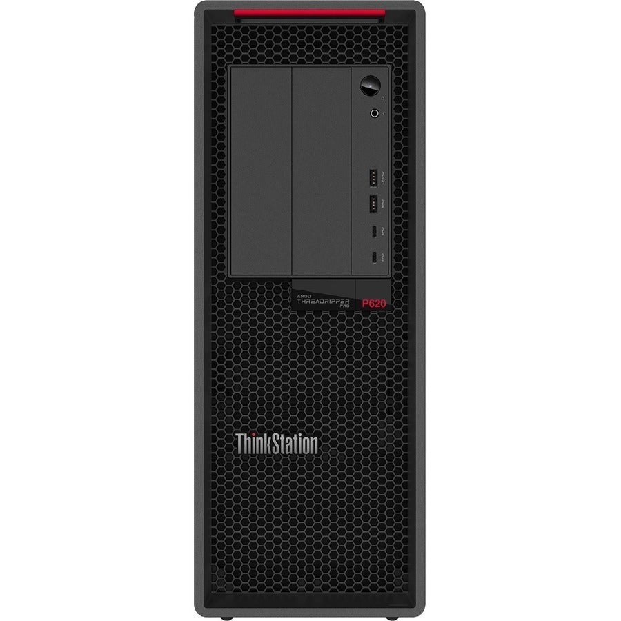 Lenovo ThinkStation P620 30E000VWCA Workstation - 1 x AMD Ryzen Threadripper PRO Tetrahexaconta-core (64 Core) 3995WX 2.70 GHz - 32 GB DDR4 SDRAM RAM - 1 TB SSD - Tower 30E000VWCA