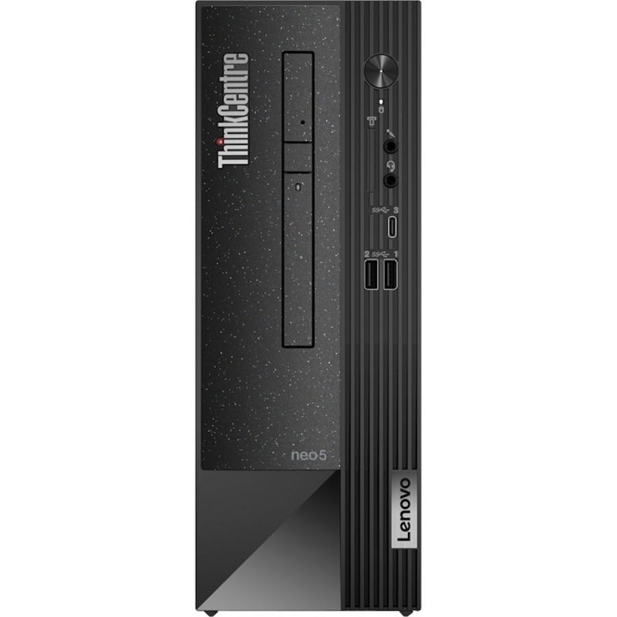 Lenovo ThinkCentre Neo 50s 11SX000ECA Desktop Computer - Intel Core i5 12th Gen i5-12400 Hexa-core (6 Core) 2.50 GHz - 8 GB RAM DDR4 SDRAM - 128 GB NVMe M.2 PCI Express PCI Express NVMe 3.0 x4 SSD - Small Form Factor - Black 11SX000ECA