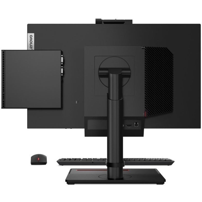 Lenovo ThinkCentre M75q Gen 2 11JJ00APCA Desktop Computer - AMD Ryzen 5 PRO 4650GE Hexa-core (6 Core) 3.30 GHz - 16 GB RAM DDR4 SDRAM - 256 GB NVMe M.2 PCI Express PCI Express NVMe SSD - Tiny - Black 11JJ00APCA