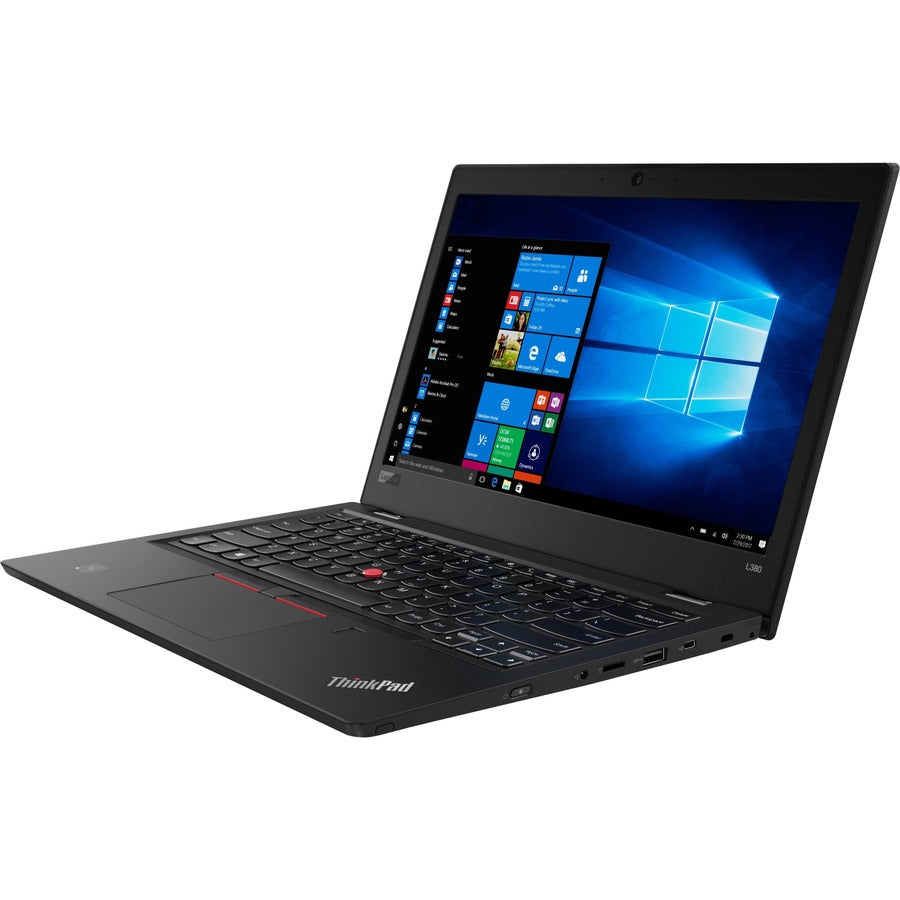 Lenovo ThinkPad L380 20M5004FUS 13.3" Touchscreen Notebook - 1920 x 1080 - Intel Core i5 8th Gen i5-8250U Quad-core (4 Core) 1.60 GHz - 8 GB Total RAM - 256 GB SSD - Graphite Black 20M5004FUS