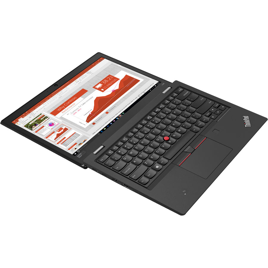 Lenovo ThinkPad L380 20M5004FUS 13.3" Touchscreen Notebook - 1920 x 1080 - Intel Core i5 8th Gen i5-8250U Quad-core (4 Core) 1.60 GHz - 8 GB Total RAM - 256 GB SSD - Graphite Black 20M5004FUS