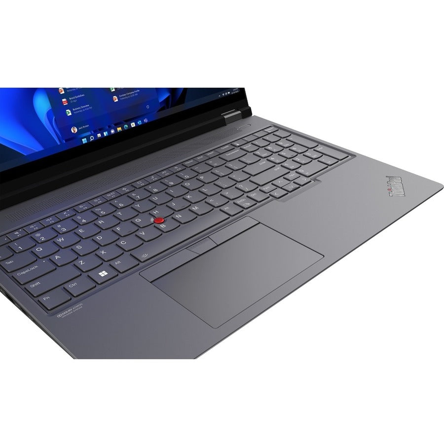 Lenovo ThinkPad P16 G1 21D60085US 16" Mobile Workstation - WQXGA - 2560 x 1600 - Intel Core i9 12th Gen i9-12900HX Hexadeca-core (16 Core) 2.30 GHz - 16 GB Total RAM - 512 GB SSD - Storm Gray 21D60085US