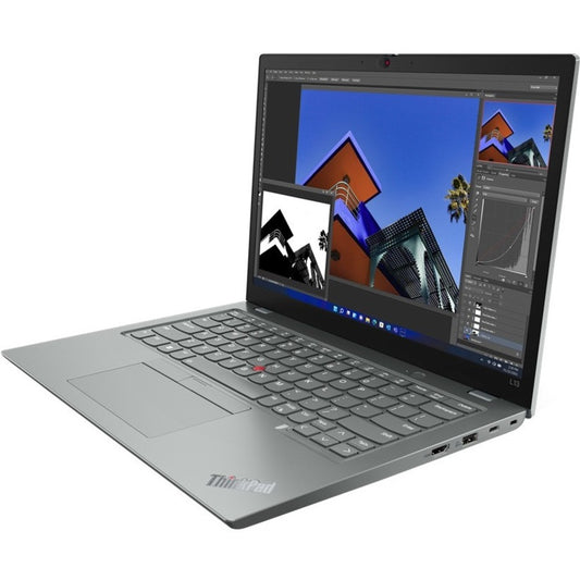 Lenovo ThinkPad L13 Gen 3 21B3003UCA 13.3" Notebook - WUXGA - 1920 x 1200 - Intel Core i5 12th Gen i5-1235U Deca-core (10 Core) - 16 GB Total RAM - 16 GB On-board Memory - 256 GB SSD - Storm Gray 21B3003UCA