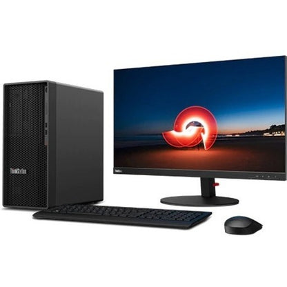 Lenovo ThinkStation P350 30E3002PCA Workstation - 1 x Intel Core i7 Octa-core (8 Core) i7-11700K 11th Gen 3.60 GHz - 16 GB DDR4 SDRAM RAM - 512 GB SSD - Tower - Raven Black 30E3002PCA