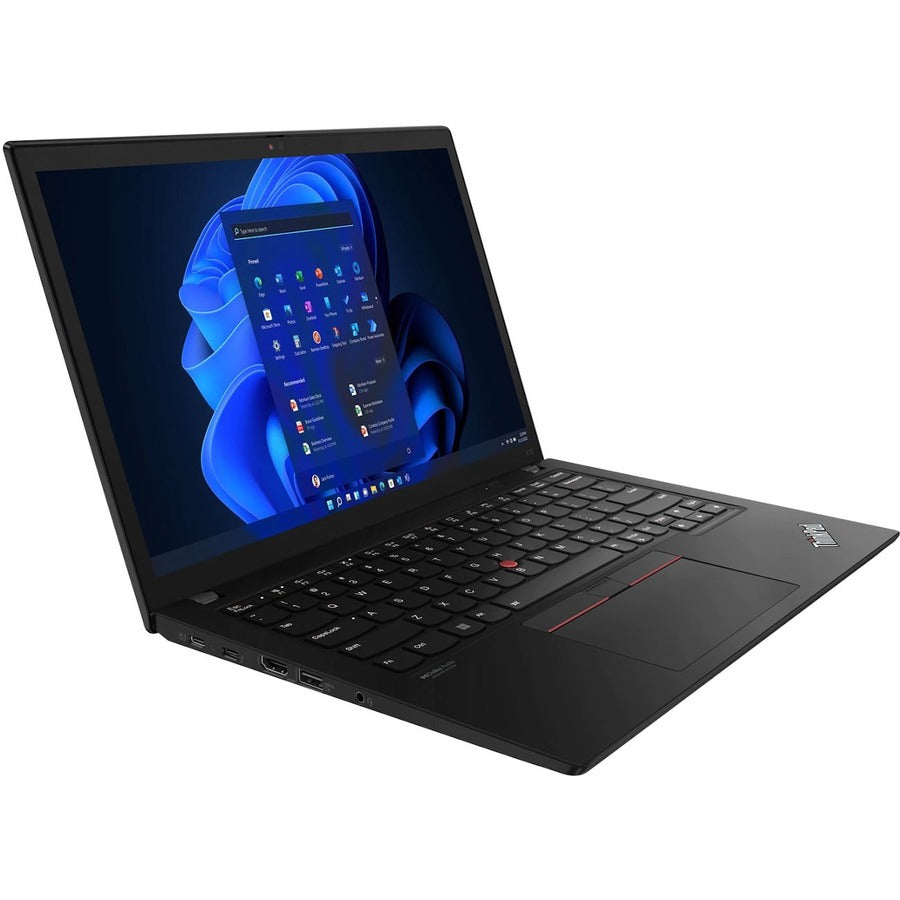 Lenovo ThinkPad X13 Gen 3 21BN008DUS 13.3" Touchscreen Notebook - WUXGA - 1920 x 1200 - Intel Core i7 12th Gen i7-1255U Deca-core (10 Core) 3.50 GHz - 16 GB Total RAM - 512 GB SSD - Villi Black 21BN008DUS