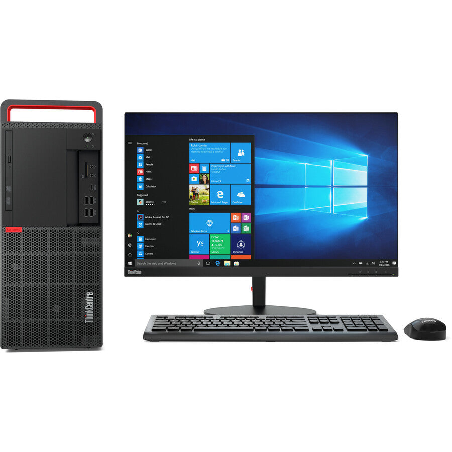 Lenovo ThinkCentre M920t 10SF000BCA Desktop Computer - Intel Core i7 8th Gen i7-8700 3.20 GHz - 8 GB RAM DDR4 SDRAM - 256 GB SSD - Tower - Raven Black 10SF000BCA