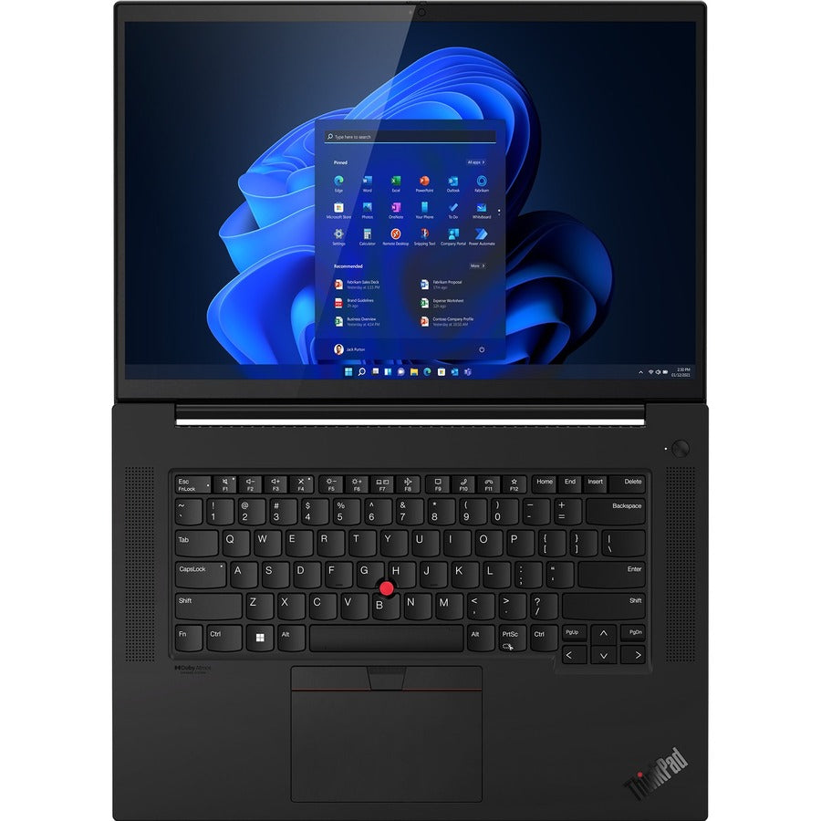 Lenovo ThinkPad X1 Extreme Gen 5 21DE0047US 16" Notebook - WQUXGA - 3840 x 2400 - Intel Core i7 12th Gen i7-12700H Tetradeca-core (14 Core) 2.30 GHz - 16 GB Total RAM - 512 GB SSD - Black Weave 21DE0047US