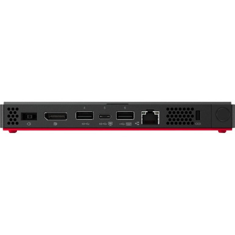 Lenovo ThinkCentre M75n 11BS000SUS Desktop Computer - AMD Ryzen 5 3500U Quad-core (4 Core) 2.10 GHz - 8 GB RAM DDR4 SDRAM - 256 GB SSD - Nano - Black 11BS000SUS