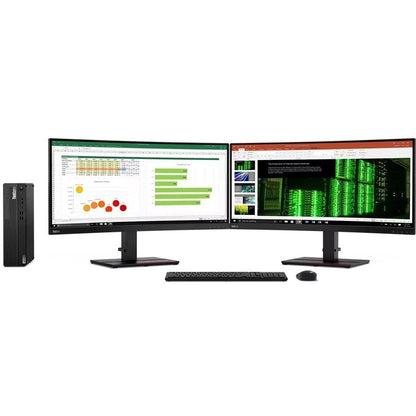 Lenovo ThinkCentre M75s Gen 2 11R8003HUS Desktop Computer - AMD Ryzen 7 PRO 5750G Octa-core (8 Core) 3.80 GHz - 16 GB RAM DDR4 SDRAM - 512 GB M.2 PCI Express NVMe 3.0 x4 SSD - Small Form Factor - Black 11R8003HUS