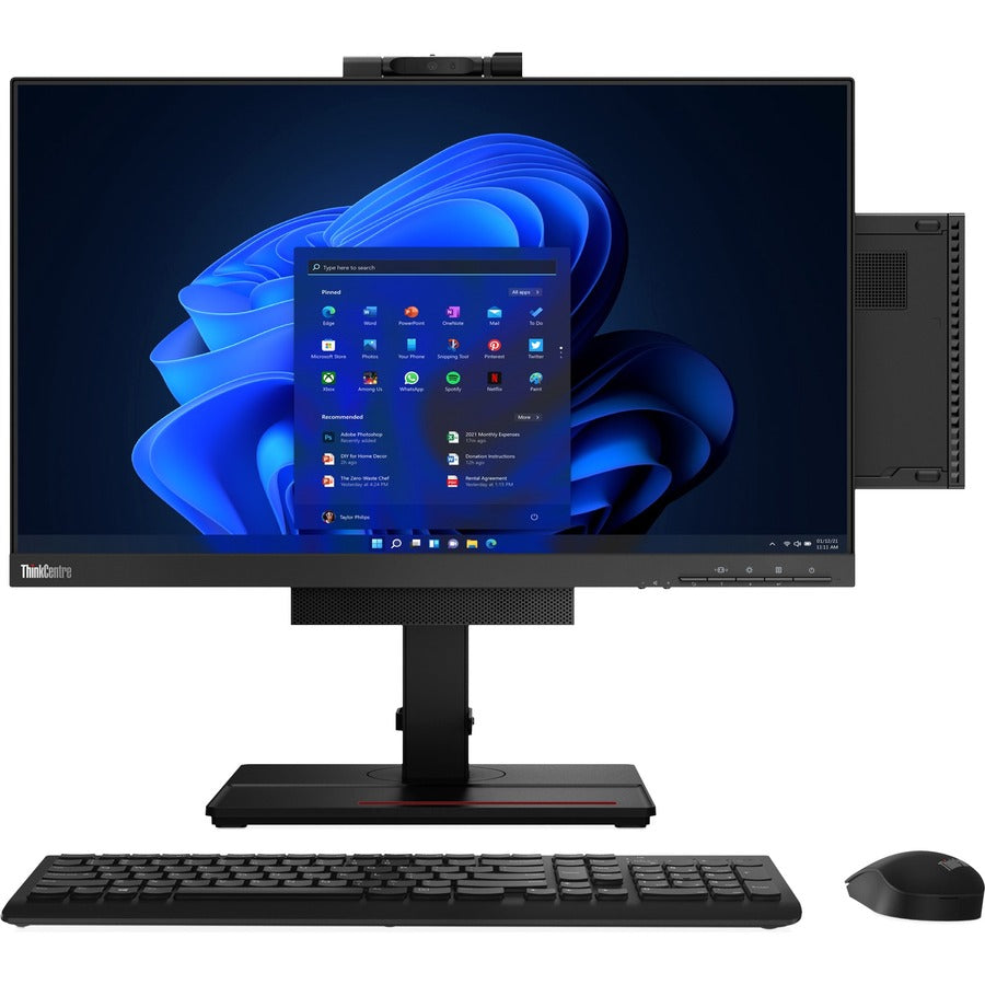 Lenovo ThinkCentre M90q Gen 3 11U50024US Desktop Computer - Intel Core i7 12th Gen i7-12700T 1.40 GHz - 16 GB RAM - 1 TB M.2 PCI Express NVMe 4.0 SSD 11U50024US