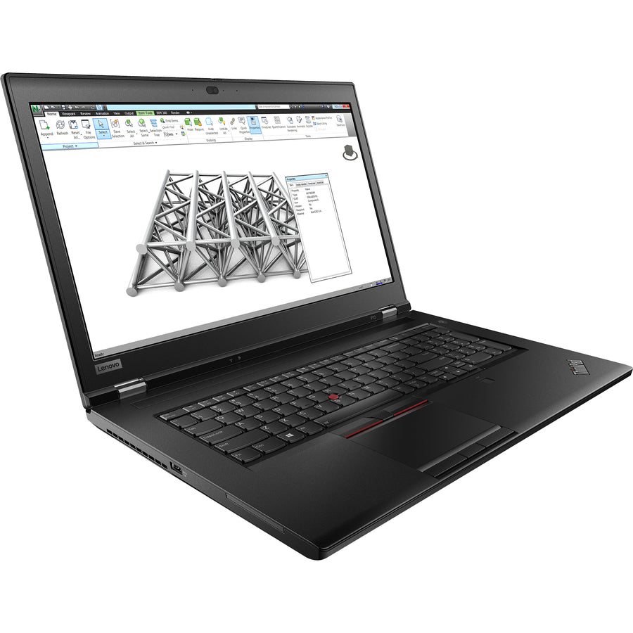 Lenovo ThinkPad P73 20QR001LUS 17.3" Mobile Workstation - 1920 x 1080 - Intel Core i7 9th Gen i7-9750H Hexa-core (6 Core) 2.60 GHz - 16 GB Total RAM - 512 GB SSD - Glossy Black 20QR001LUS