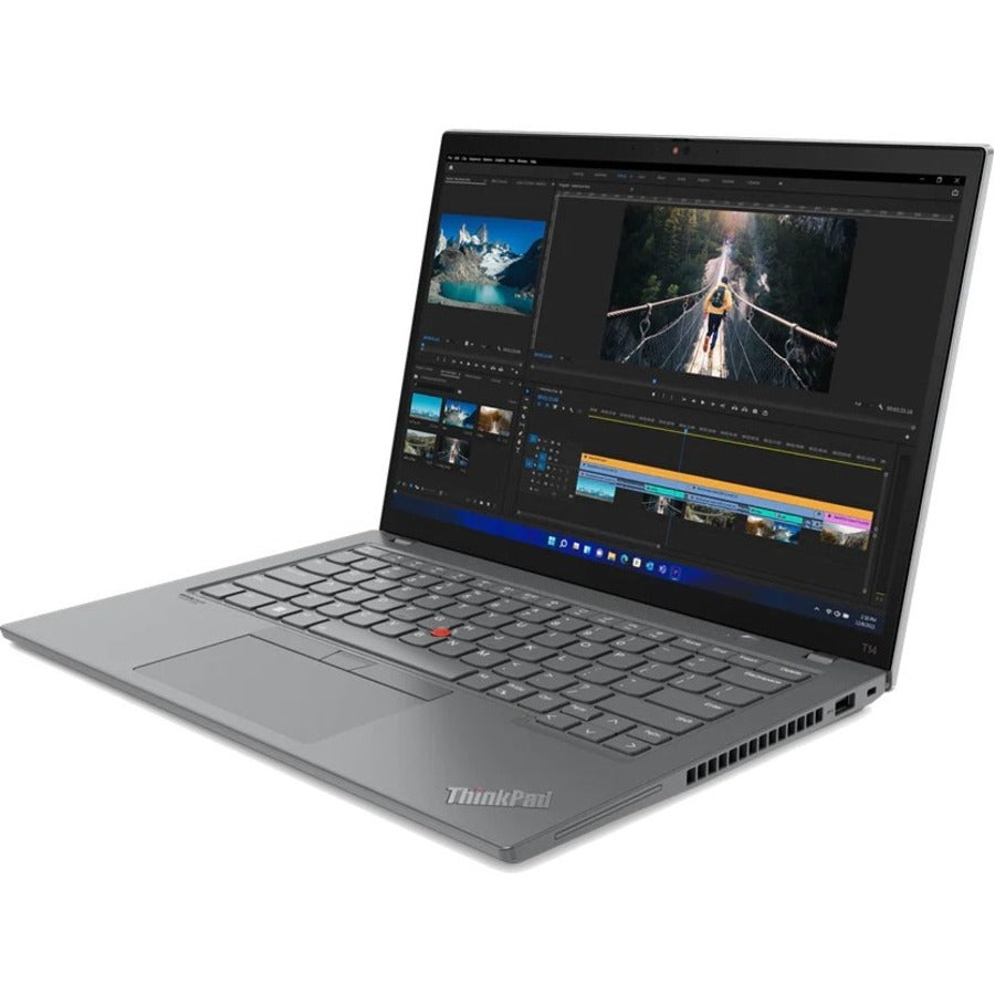 Lenovo ThinkPad T14 Gen 3 21AH00LNCA 14" Touchscreen Notebook - WUXGA - 1920 x 1200 - Intel Core i7 12th Gen i7-1270P Dodeca-core (12 Core) - 16 GB Total RAM - 16 GB On-board Memory - 512 GB SSD - Storm Gray 21AH00LNCA