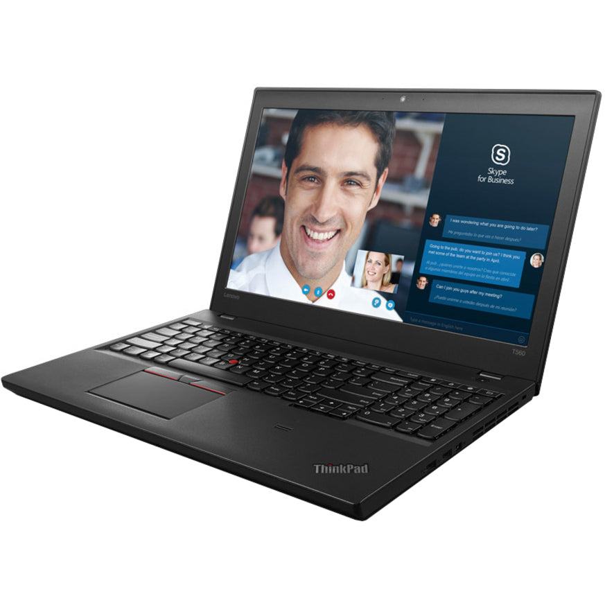 Lenovo ThinkPad T560 20FH001TUS 15.6" Notebook - 1920 x 1080 - Intel Core i7 6th Gen i7-6600U Dual-core (2 Core) 2.60 GHz - 8 GB Total RAM - 256 GB SSD - Black 20FH001TUS