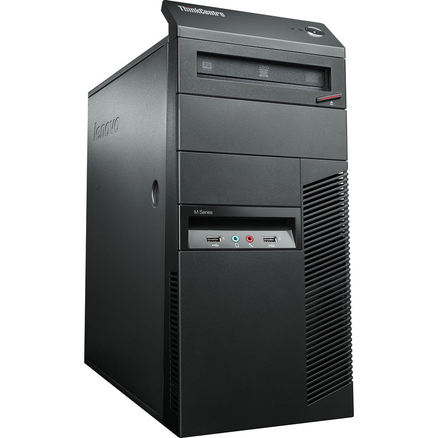 Lenovo ThinkCentre M78 10BR0005US Desktop Computer - AMD A-Series A8-6500B Quad-core (4 Core) 3.50 GHz - 4 GB RAM DDR3 SDRAM - 500 GB HDD - Tower - Business Black 10BR0005US