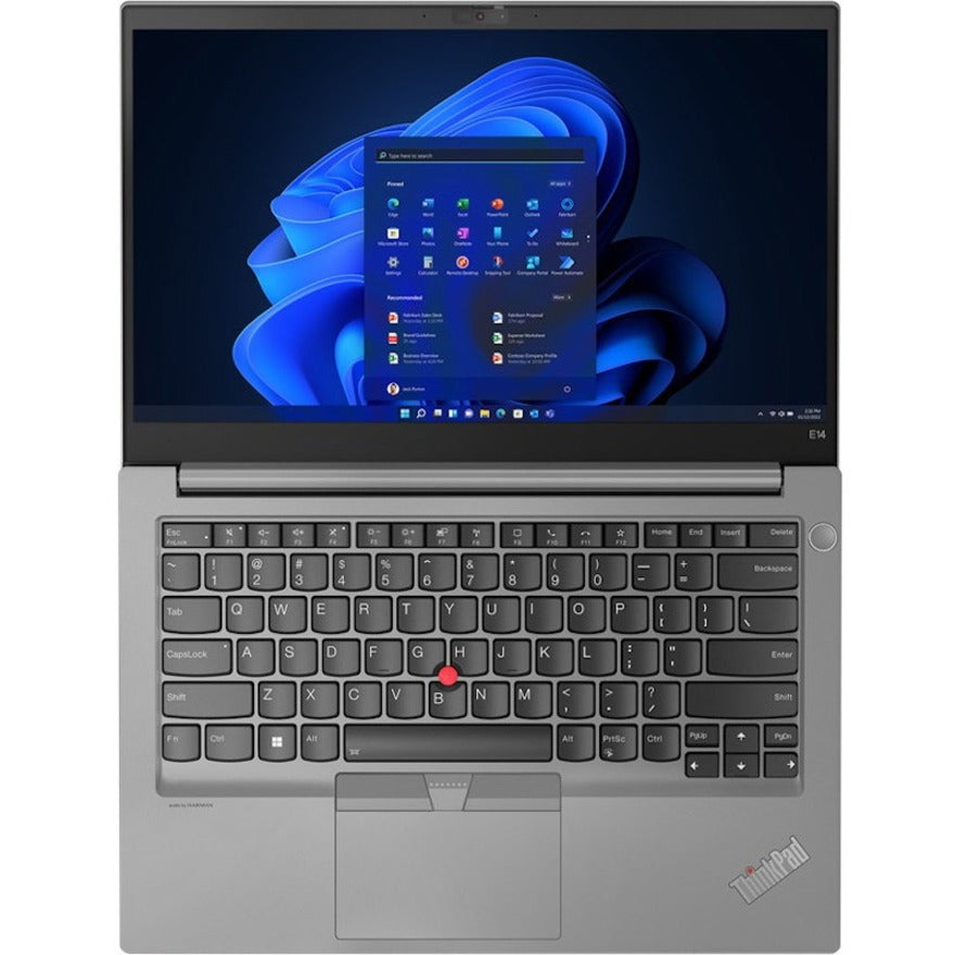 Lenovo ThinkPad E14 Gen 4 21E3008BCA 14" Notebook - Full HD - 1920 x 1080 - Intel Core i7 12th Gen i7-1255U Deca-core (10 Core) 3.50 GHz - 16 GB Total RAM - 512 GB SSD - Silver 21E3008BCA