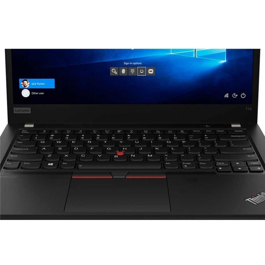 Lenovo ThinkPad T14 Gen 2 20XK00BECA 14" Notebook - Full HD - 1920 x 1080 - AMD Ryzen 5 PRO 5650U Hexa-core (6 Core) 2.30 GHz - 16 GB Total RAM - 8 GB On-board Memory - 512 GB SSD - Black 20XK00BECA