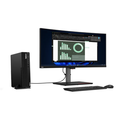 Lenovo ThinkCentre M80s Gen 3 11TG0021US Desktop Computer - Intel Core i5 12th Gen i5-12500 Hexa-core (6 Core) 3 GHz - 8 GB RAM DDR5 SDRAM - 1 TB HDD - Small Form Factor - Black 11TG0021US