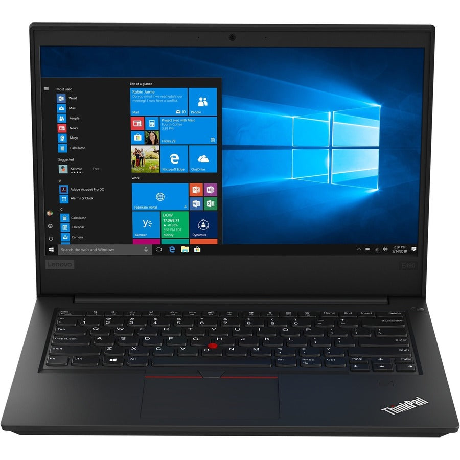 Lenovo ThinkPad E490 20N8006XUS 14" Notebook - 1920 x 1080 - Intel Core i5 8th Gen i5-8265U Quad-core (4 Core) 1.60 GHz - 8 GB Total RAM - 1 TB HDD - Black 20N8006XUS