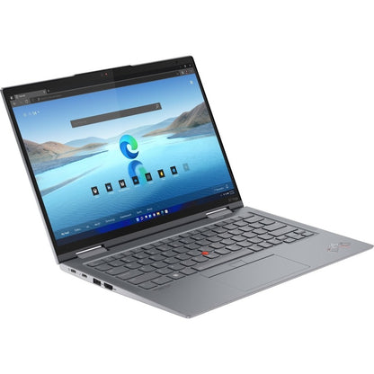 Lenovo ThinkPad X1 Yoga Gen 7 21CD000GUS 14" Touchscreen Convertible 2 in 1 Notebook - WUXGA - 1920 x 1200 - Intel Core i7 12th Gen i7-1260P Dodeca-core (12 Core) - 16 GB Total RAM - 16 GB On-board Memory - 512 GB SSD - Storm Gray 21CD000GUS