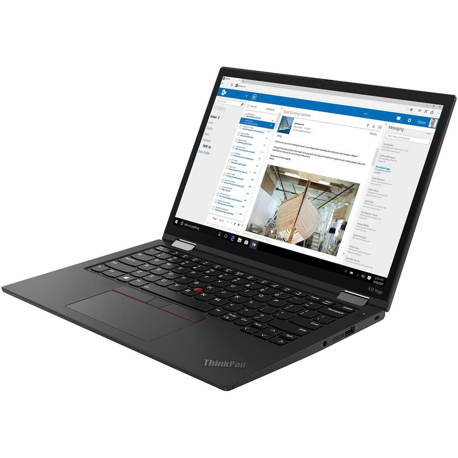 Lenovo ThinkPad X13 Yoga Gen 2 20W80056US 13.3" Touchscreen Convertible 2 in 1 Notebook - WUXGA - 1920 x 1200 - Intel Core i7 11th Gen i7-1165G7 Quad-core (4 Core) 2.80 GHz - 16 GB Total RAM - 512 GB SSD - Black 20W80056US