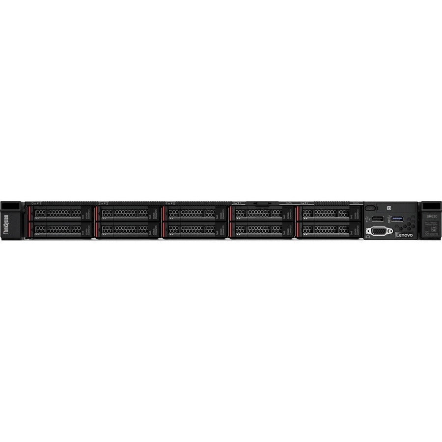 Lenovo ThinkSystem SR630 7X02A0GVNA 1U Rack Server - Intel - 16 GB RAM - Serial ATA, 12Gb/s SAS Controller 7X02A0GVNA