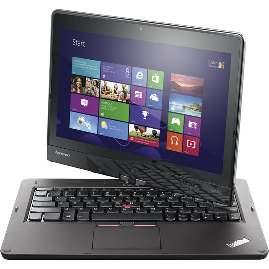 Lenovo ThinkPad Twist S230u 33472UF 12.5" 2 in 1 Ultrabook - 1366 x 768 - Intel Core i3 3rd Gen i3-3217U Dual-core (2 Core) 1.80 GHz - 4 GB Total RAM - 500 GB HDD - 24 GB SSD - Black 33472UF