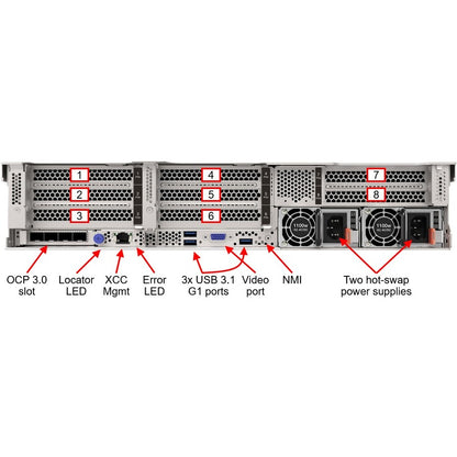 Lenovo ThinkSystem SR665 7D2VA01JNA 2U Rack Server - 1 x AMD EPYC 7282 2.40 GHz - 16 GB RAM - Serial ATA/600, 12Gb/s SAS Controller 7D2VA01JNA