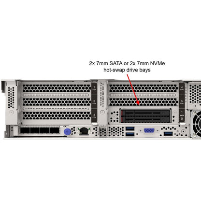 Lenovo ThinkSystem SR665 7D2VA01JNA 2U Rack Server - 1 x AMD EPYC 7282 2.40 GHz - 16 GB RAM - Serial ATA/600, 12Gb/s SAS Controller 7D2VA01JNA