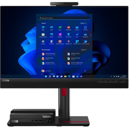 Lenovo ThinkCentre TIO Flex 24v 23.8" Webcam Full HD LCD Monitor - 16:9 - Black 12BNMAR3US