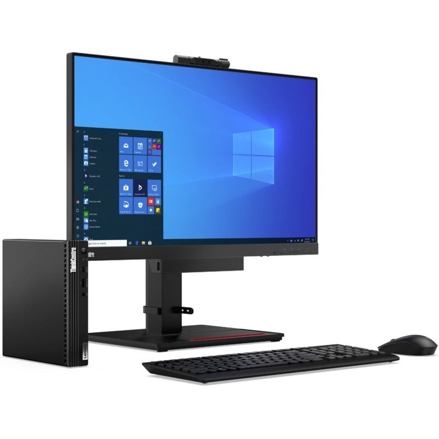 Lenovo ThinkCentre M75q Gen 2 11JJ000FUS Desktop Computer - AMD Ryzen 3 4350GE Quad-core (4 Core) 3.50 GHz - 8 GB RAM DDR4 SDRAM - 1 TB HDD - Tiny - Raven Black 11JJ000FUS