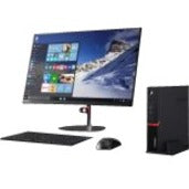 Lenovo ThinkCentre M75q Gen 2 11JJ000FUS Desktop Computer - AMD Ryzen 3 4350GE Quad-core (4 Core) 3.50 GHz - 8 GB RAM DDR4 SDRAM - 1 TB HDD - Tiny - Raven Black 11JJ000FUS