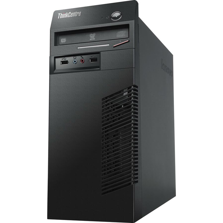 Lenovo ThinkCentre M72e 3597F6U Desktop Computer - Intel Pentium G870 Dual-core (2 Core) 3.10 GHz - 4 GB RAM DDR3 SDRAM - 500 GB HDD - Tower - Business Black 3597F6U