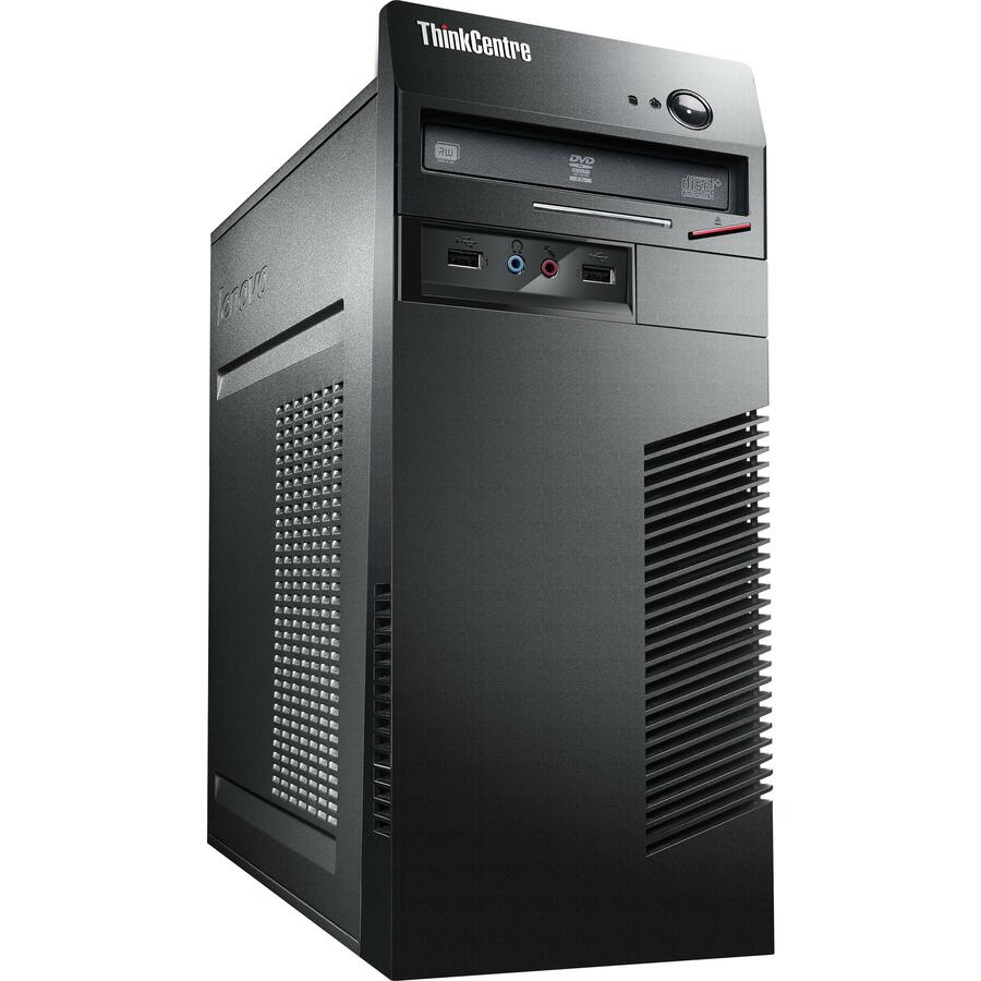 Lenovo ThinkCentre M72e 3597F6U Desktop Computer - Intel Pentium G870 Dual-core (2 Core) 3.10 GHz - 4 GB RAM DDR3 SDRAM - 500 GB HDD - Tower - Business Black 3597F6U