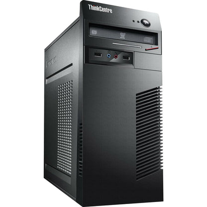 Lenovo ThinkCentre M72e 3597F6U Desktop Computer - Intel Pentium G870 Dual-core (2 Core) 3.10 GHz - 4 GB RAM DDR3 SDRAM - 500 GB HDD - Tower - Business Black 3597F6U