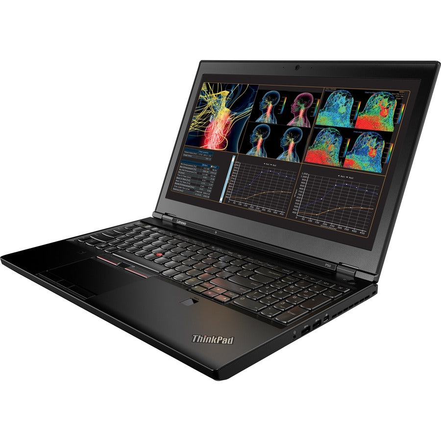 Lenovo ThinkPad P50 20EN0013US 15.6" Notebook - Full HD - 1920 x 1080 - Intel Core i7 i7-6700HQ Quad-core (4 Core) 2.60 GHz - 8 GB Total RAM - 500 GB HDD - Black 20EN0013US