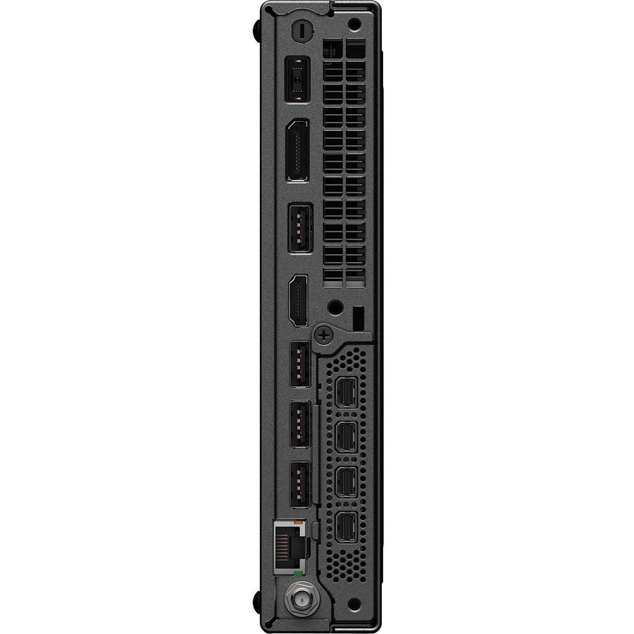 Lenovo ThinkStation P360 30FA005QUS Workstation - 1 x Intel Core i7 Dodeca-core (12 Core) i7-12700T 12th Gen 1.40 GHz - 16 GB DDR5 SDRAM RAM - 512 GB SSD - Tiny - Black 30FA005QUS