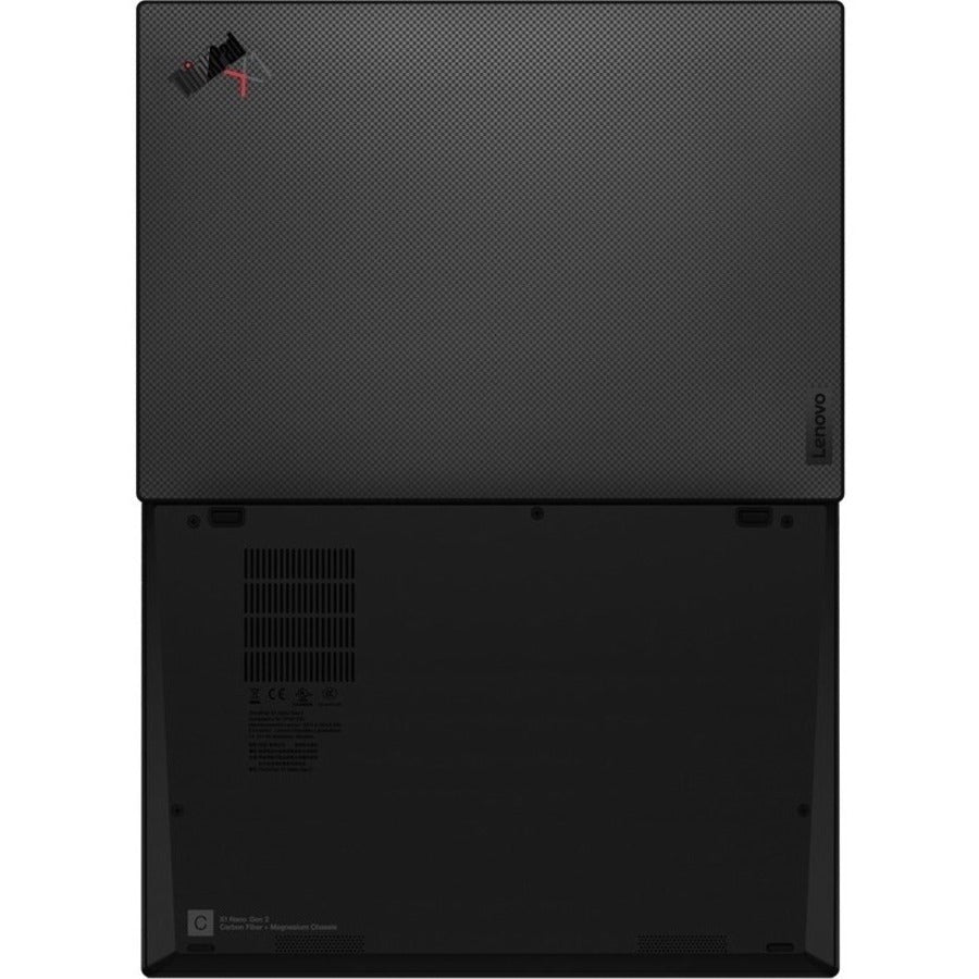 Lenovo ThinkPad X1 Nano Gen 2 21E80031US 13" Notebook - 2K - 2160 x 1350 - Intel Core i5 12th Gen i5-1240P Dodeca-core (12 Core) - 16 GB Total RAM - 16 GB On-board Memory - 256 GB SSD - Black Paint 21E80031US