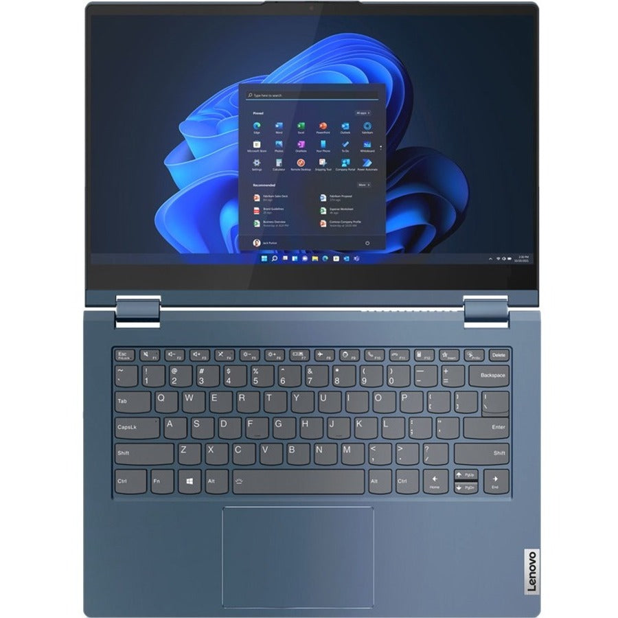 Lenovo ThinkBook 14s Yoga G2 IAP 21DM0015US 14" Touchscreen Notebook - Full HD - 1920 x 1080 - Intel Core i5 12th Gen i5-1235U 3.30 GHz - 16 GB Total RAM - 256 GB SSD - Mineral Gray 21DM0015US