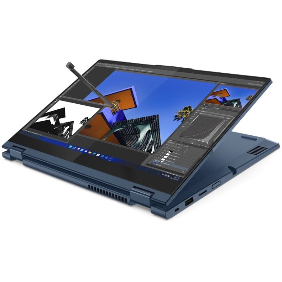 Lenovo ThinkBook 14s Yoga G2 IAP 21DM0015US 14" Touchscreen Notebook - Full HD - 1920 x 1080 - Intel Core i5 12th Gen i5-1235U 3.30 GHz - 16 GB Total RAM - 256 GB SSD - Mineral Gray 21DM0015US