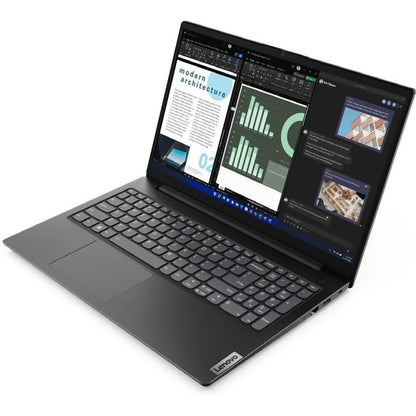 Lenovo V15 G3 IAP 82TT005GUS 15.6" Notebook - Full HD - 1920 x 1080 - Intel Core i5 12th Gen i5-1235U Deca-core (10 Core) 1.30 GHz - 8 GB Total RAM - 256 GB SSD - Business Black 82TT005GUS