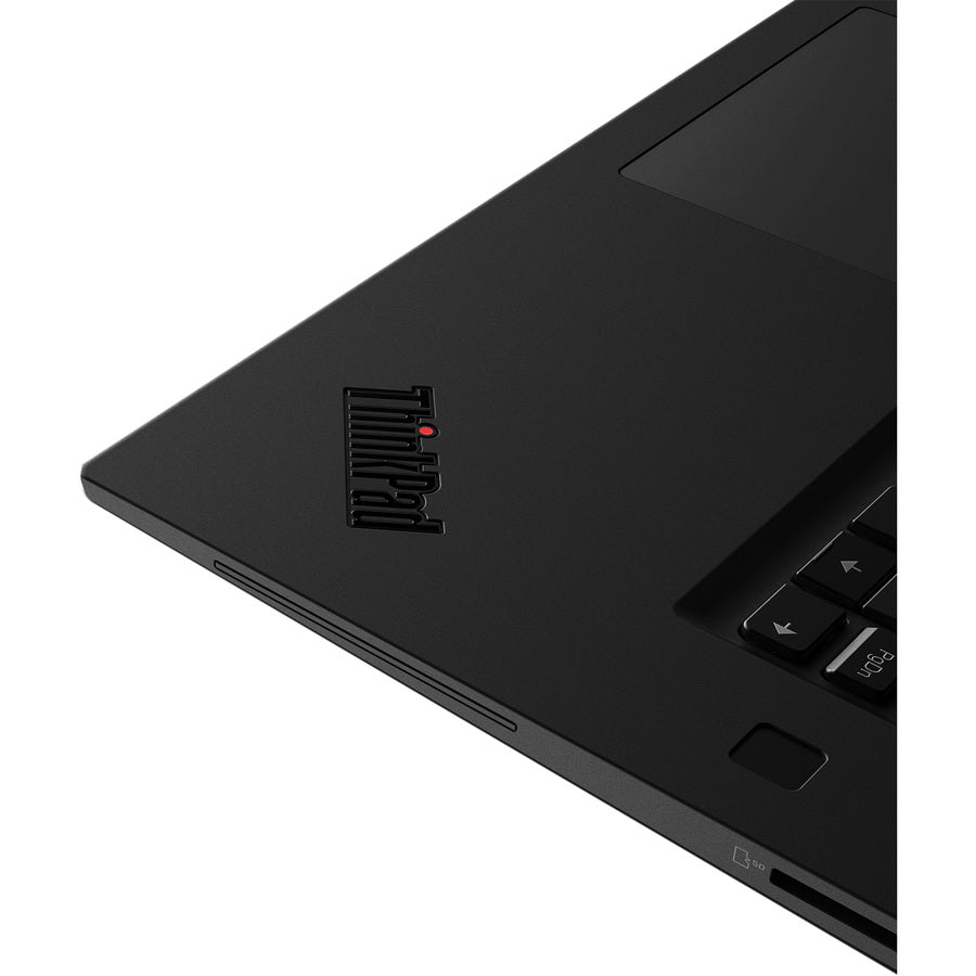 Lenovo ThinkPad P1 Gen 2 20QT005EUS 15.6" Touchscreen Mobile Workstation - 3840 x 2160 - Intel Core i7 9th Gen i7-9750H Hexa-core (6 Core) 2.60 GHz - 32 GB Total RAM - 1 TB SSD - Midnight Black 20QT005EUS