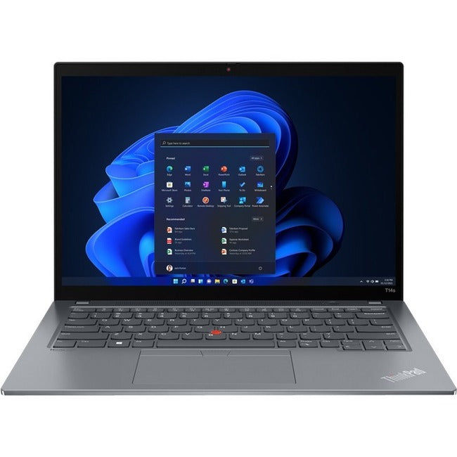 Lenovo ThinkPad T14s Gen 3 21BR00FSUS 14" Notebook - WUXGA - 1920 x 1200 - Intel Core i7 12th Gen i7-1260P Dodeca-core (12 Core) - 16 GB Total RAM - 16 GB On-board Memory - 512 GB SSD - Storm Gray 21BR00FSUS