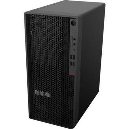 Lenovo ThinkStation P350 30E3002TUS Workstation - 1 x Intel Core i9 Octa-core (8 Core) i9-11900K 11th Gen 3.50 GHz - 16 GB DDR4 SDRAM RAM - 512 GB SSD - Tower - Raven Black 30E3002TUS