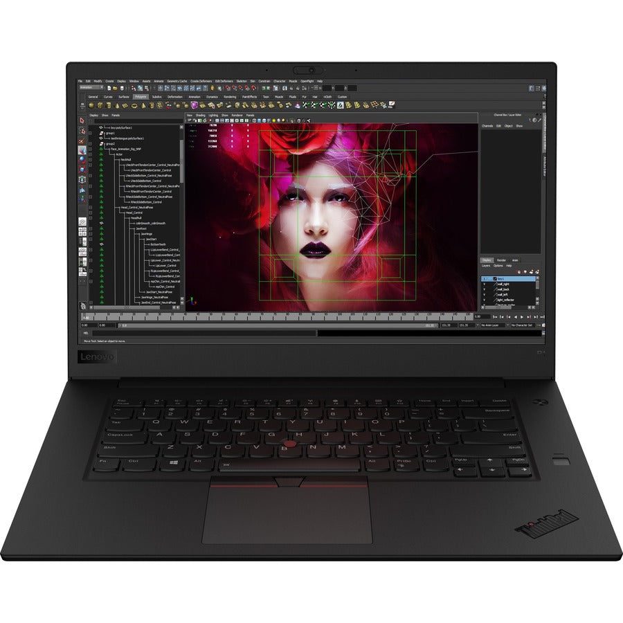 Lenovo ThinkPad P1 Gen 2 20QT0036US 15.6" Mobile Workstation - 1920 x 1080 - Intel Core i7 9th Gen i7-9750H Hexa-core (6 Core) 2.60 GHz - 16 GB Total RAM - 512 GB SSD - Midnight Black 20QT0036US