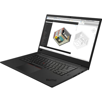 Lenovo ThinkPad P1 Gen 2 20QT0036US 15.6" Mobile Workstation - 1920 x 1080 - Intel Core i7 9th Gen i7-9750H Hexa-core (6 Core) 2.60 GHz - 16 GB Total RAM - 512 GB SSD - Midnight Black 20QT0036US