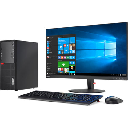 Lenovo ThinkCentre M710t 10M9000FCA Desktop Computer - Intel Core i5 7th Gen i5-7400 3 GHz - 8 GB RAM DDR4 SDRAM - 256 GB SSD - Tower - Black 10M9000FCA