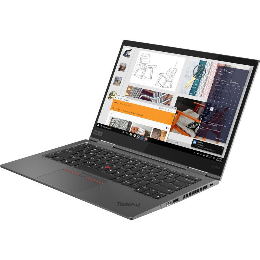 Lenovo ThinkPad X1 Yoga 4th Gen 20SA0019US 14" Touchscreen Convertible 2 in 1 Ultrabook - Full HD - 1920 x 1080 - Intel Core i5 10th Gen i5-10210U Quad-core (4 Core) 1.60 GHz - 16 GB Total RAM - 256 GB SSD - Iron Gray 20SA0019US