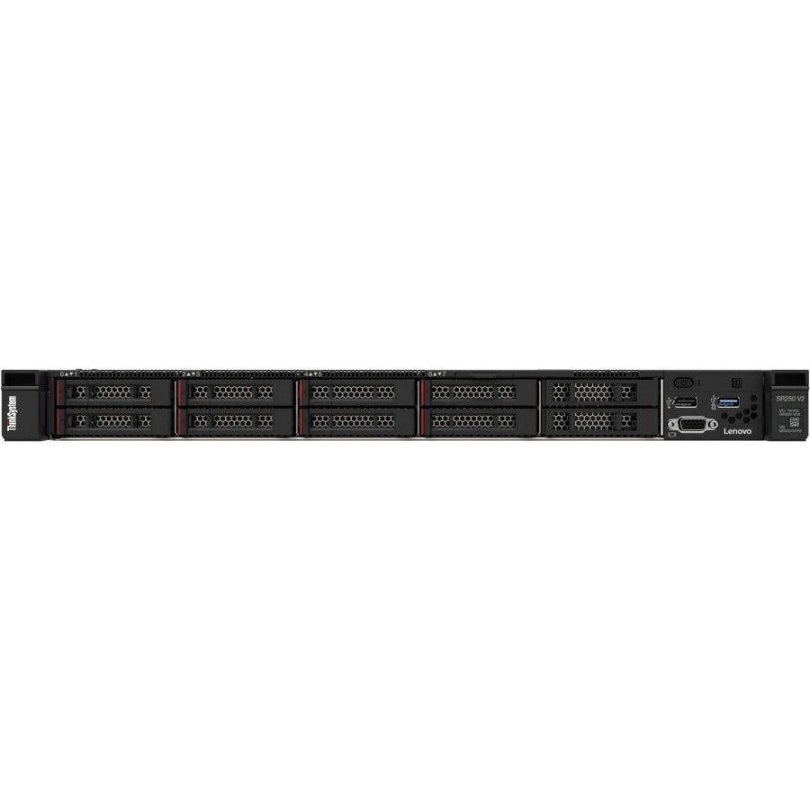 Lenovo ThinkSystem SR250 V2 7D7QA021NA 1U Rack Server - 1 x Intel Xeon E-2336 2.90 GHz - 16 GB RAM - Serial ATA Controller 7D7QA021NA