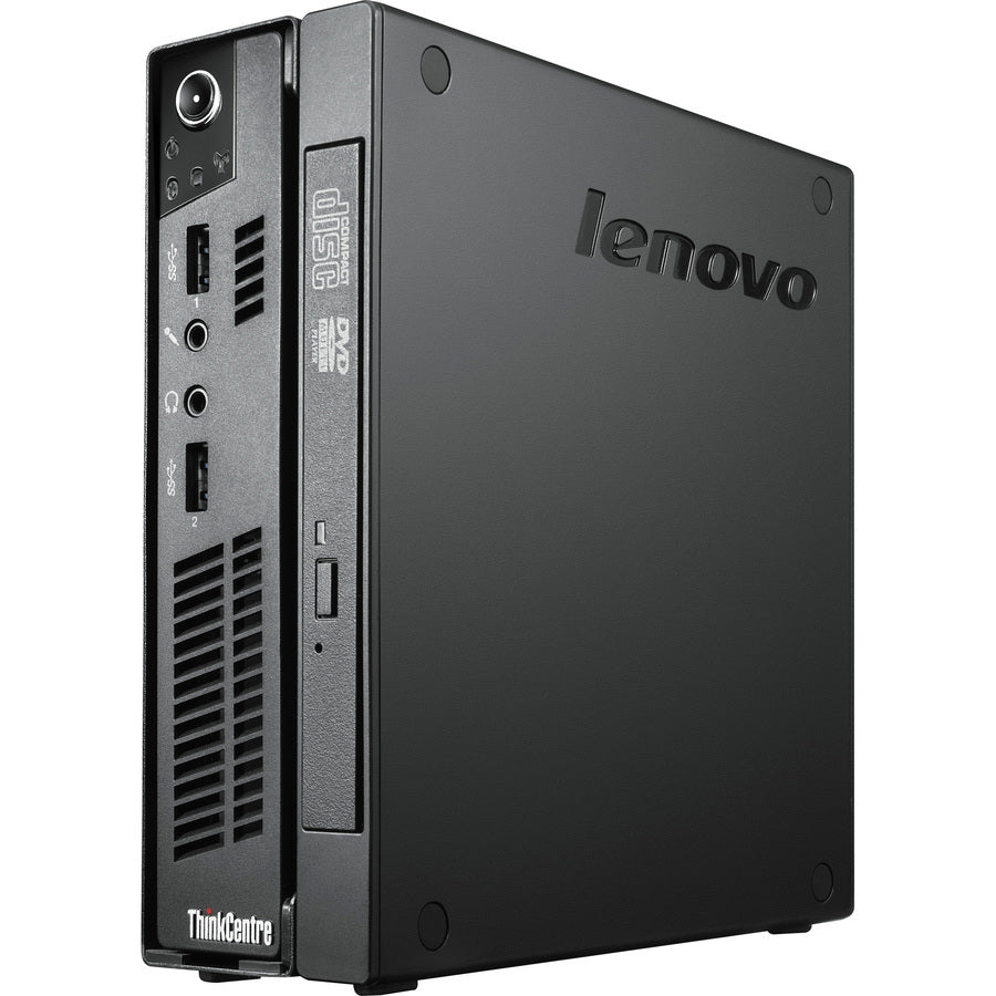 Lenovo ThinkCentre M92p 3238F5F Desktop Computer - Intel Core i5 3rd Gen i5-3470T Dual-core (2 Core) 2.90 GHz - 4 GB RAM DDR3 SDRAM - 500 GB HDD - Mini PC - Business Black 3238F5F